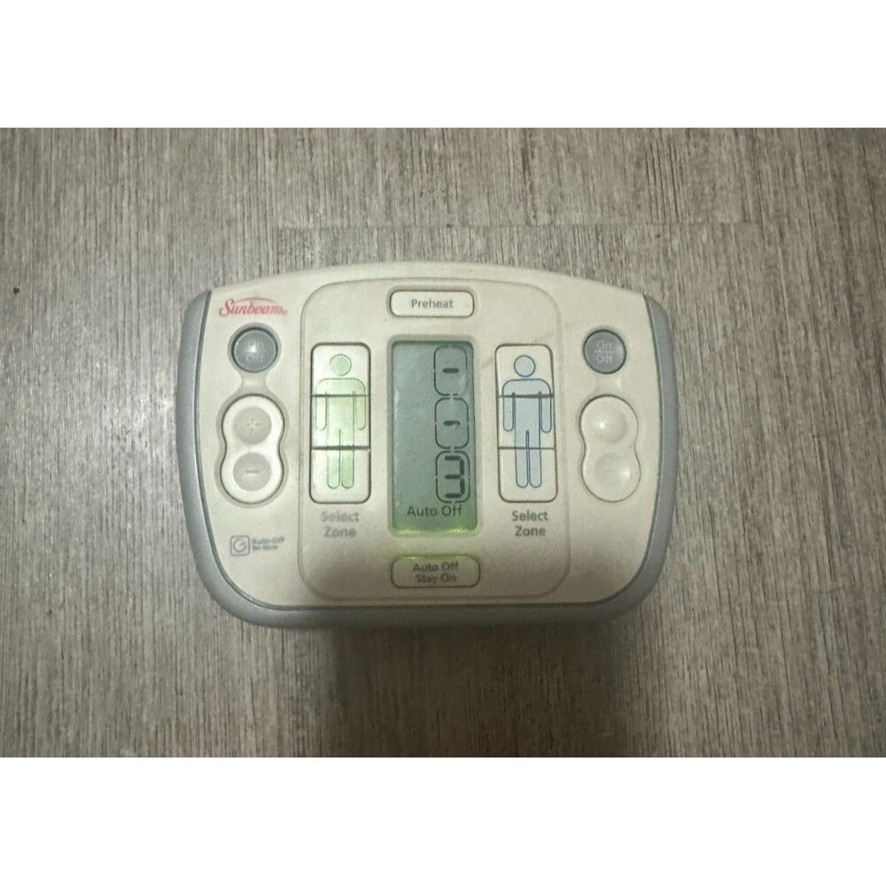 Sunbeam L85KQB Wireless Remote Controller OEM Heated Mattress Pad Dual Zone Only